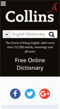 Mobile Screenshot of collinsdictionary.com